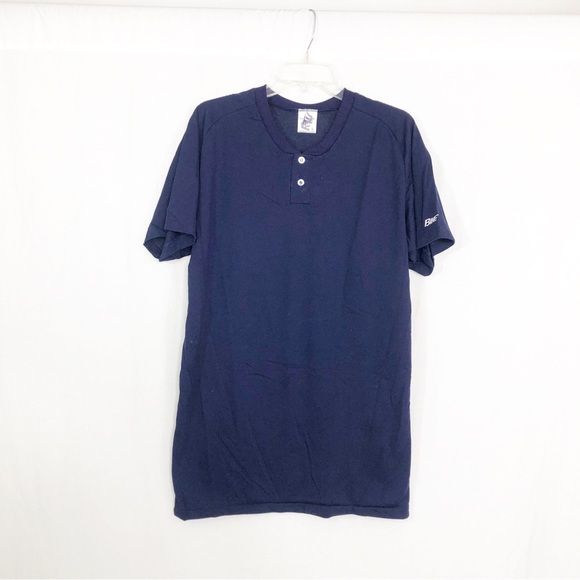 NEW Bike Vintage 1980s Deadstock Short Sleeve Active T-Shirt, Size Large, Blue - Picture 1 of 5